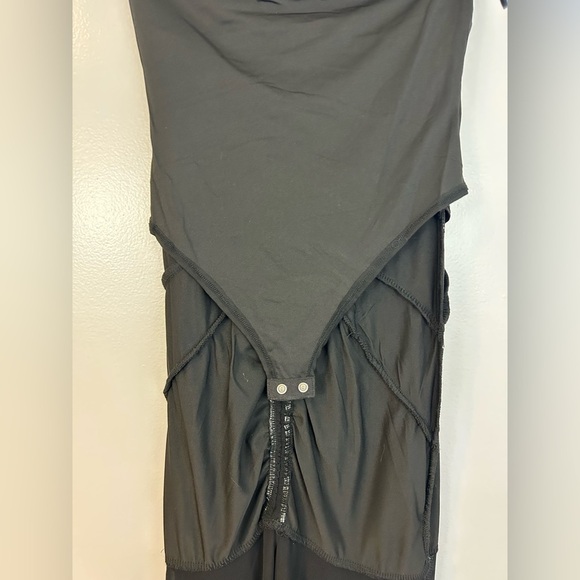 NWT Klesis Black/White Ruffle Mesh Strapless Maxi Dress Size Small - Picture 13 of 14